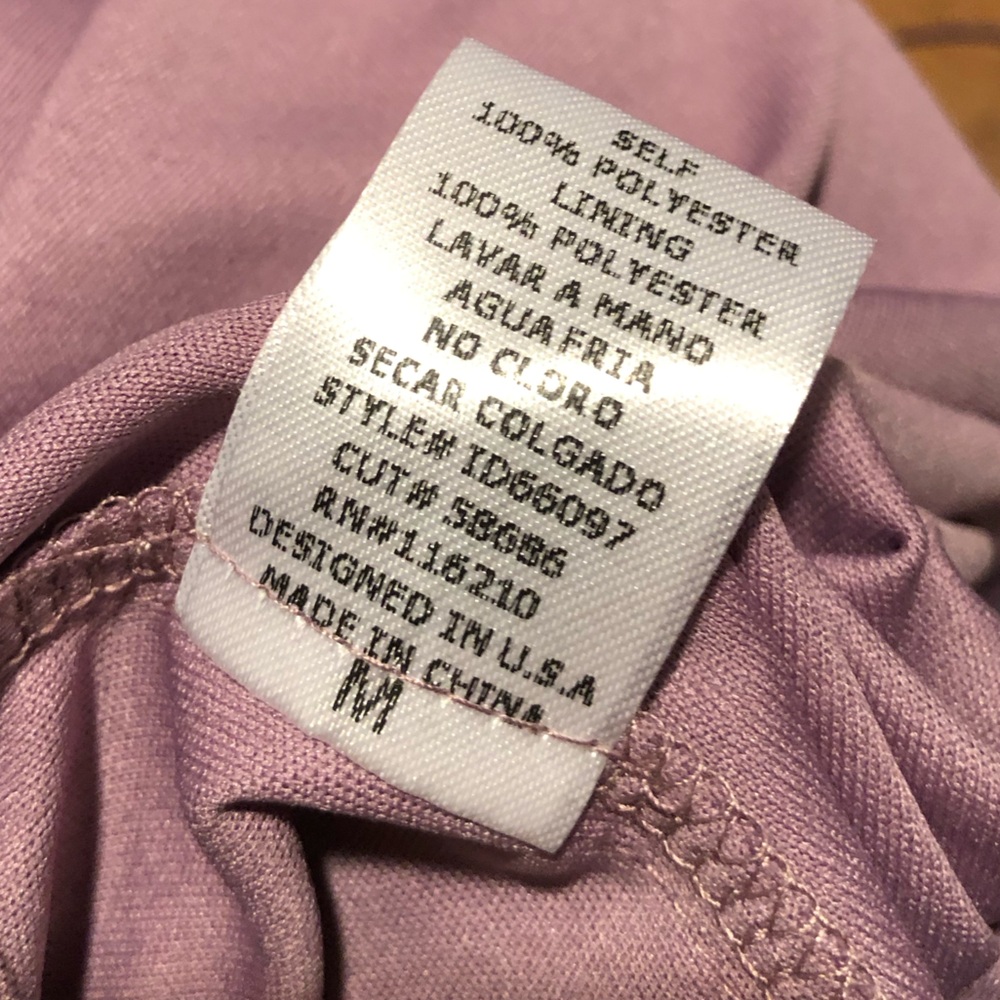 NWT Entry Purple Shimmer Dress - Picture 9 of 12
